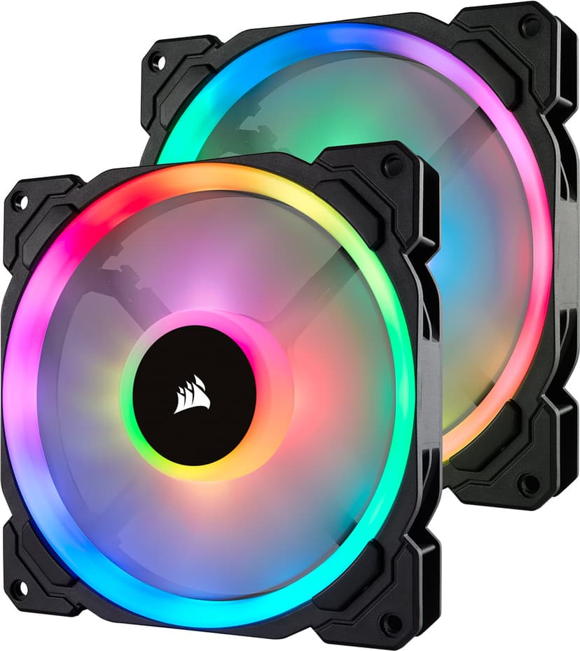 Corsair LL140 RGB PWM DOUBLE P + Lightning Node PRO Vifte