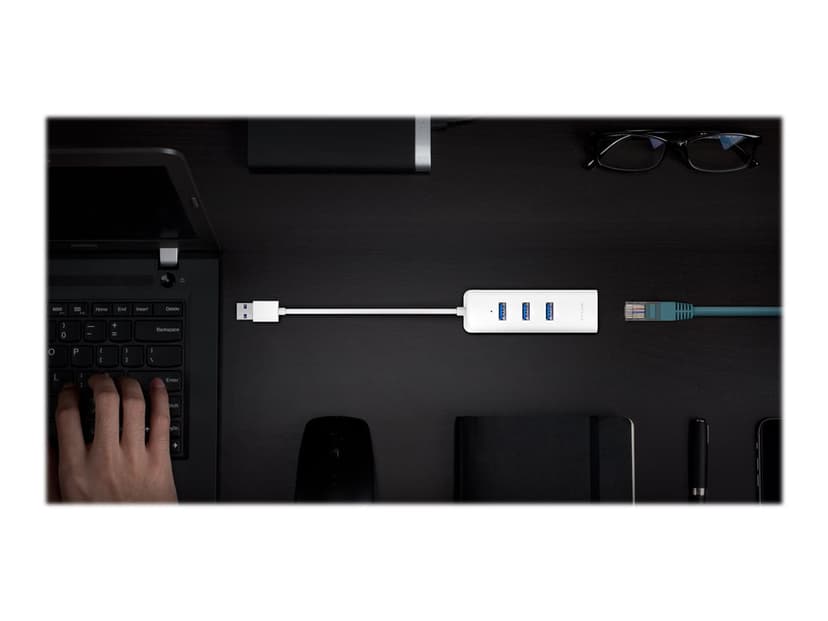 TP-Link UE330 USB Network Adapter with USB hub USB 3.2 Gen 1 (3.1 Gen 1) Type-A
