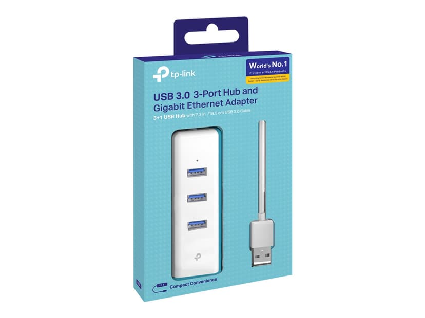 TP-Link UE330 USB Network Adapter with USB hub USB 3.2 Gen 1 (3.1 Gen 1) Type-A