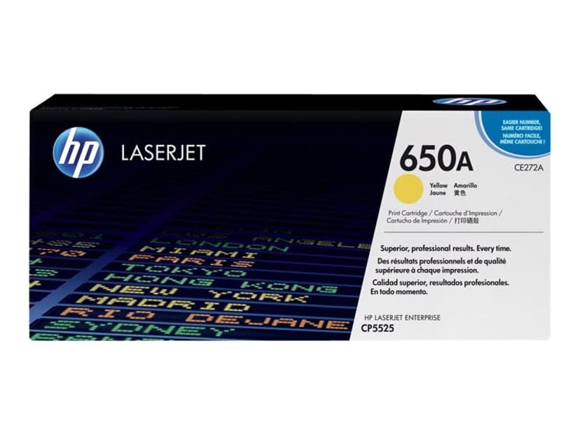 HP Toner Gul 650A 15K - CE272A