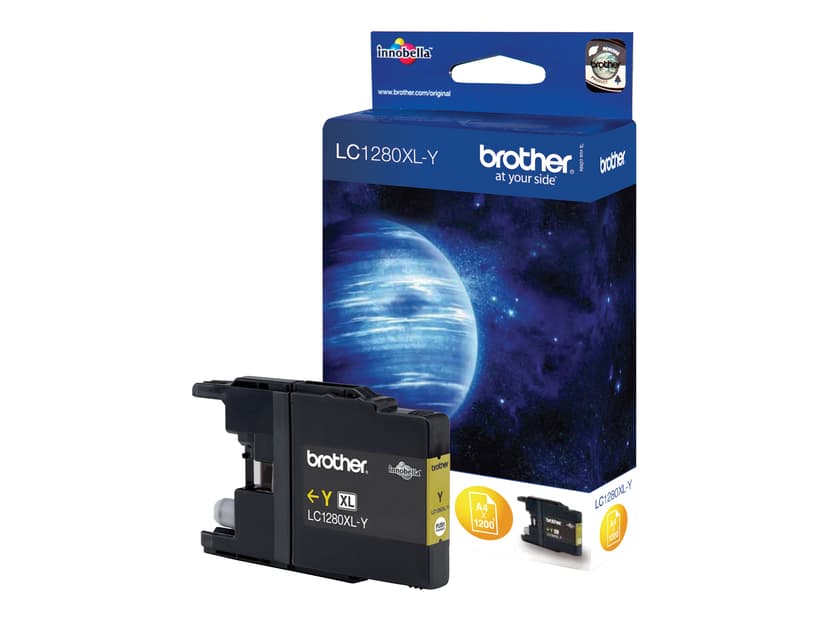 Brother Bläck Gul LC1280XLY - MFC-J6510DW