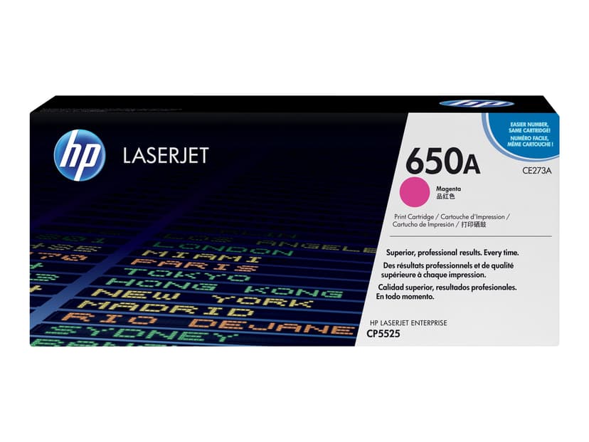 HP Värikasetti Magenta 650A 15K - CE273A