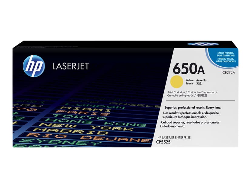 HP Toner Gul 650A 15K - CE272A