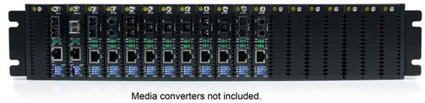 Startech ETCHS2U Fibre Converter Chassi 20P