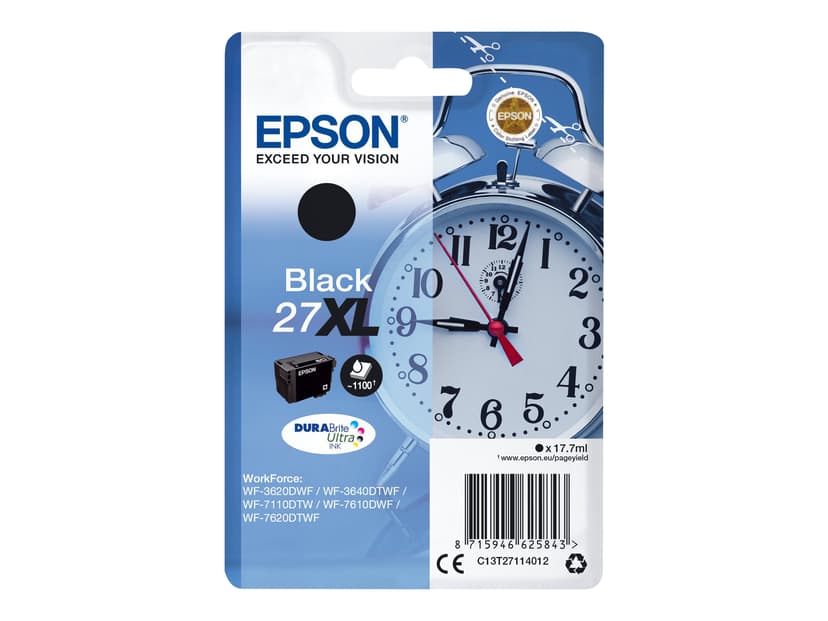 Epson Bläck Svart 27XL