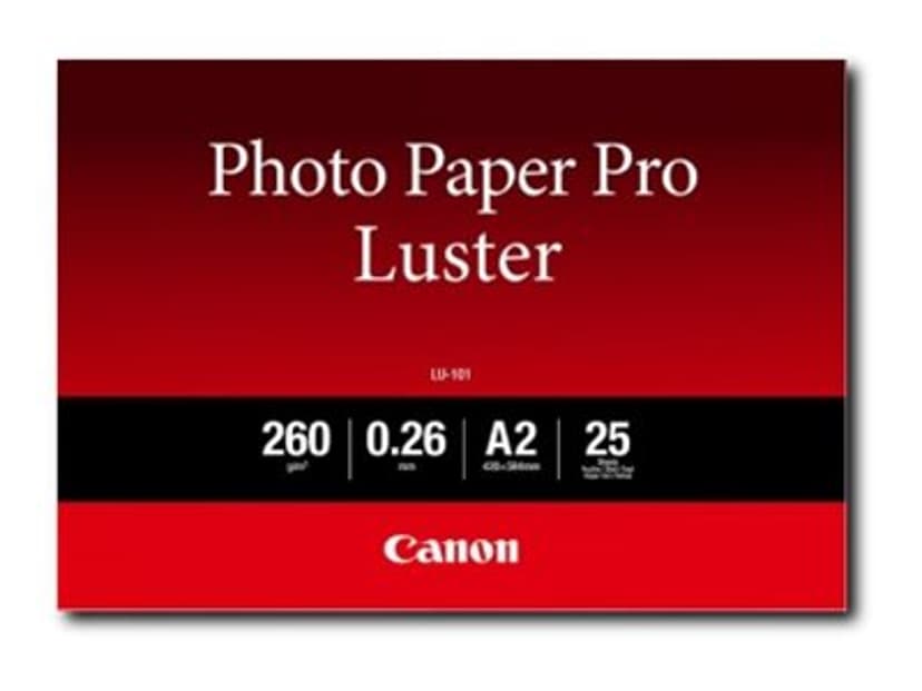 Canon Paper Photo Luster A2 LU-101 25 Sheets 260g