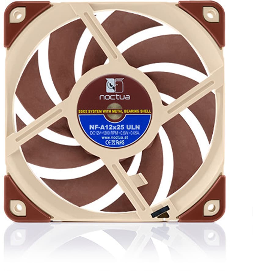 Noctua NF-A12X25 PWM 120MM Fläkt Beige, Röd
