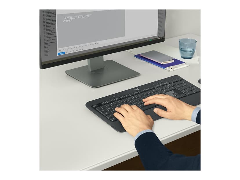 Logitech MK540 Advanced Trådløs UK engelsk