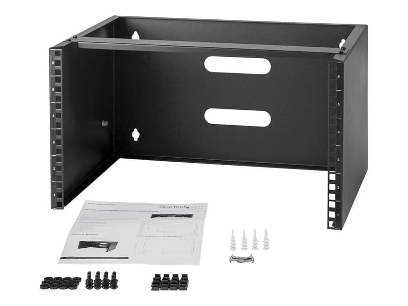 Startech 6U 13.75in Deep Wallmounting Bracket for Patch Panel