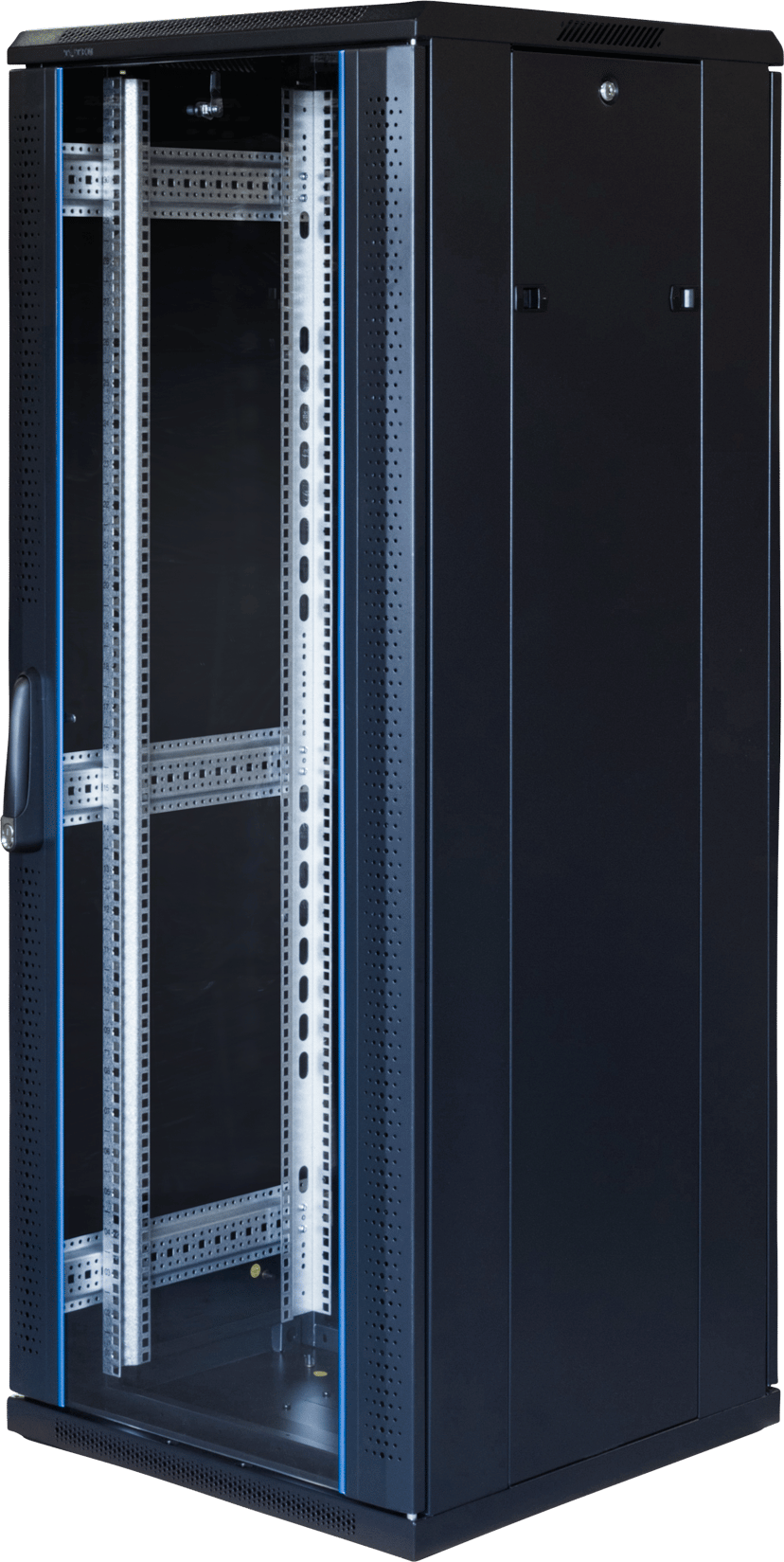 Toten G6 19" Rackskap 32U 600x600 Glass/Perforert Dør