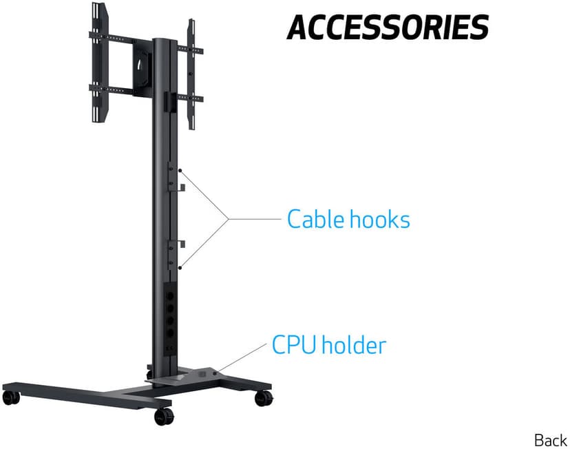 Multibrackets Public Display Stand 180 HD Single