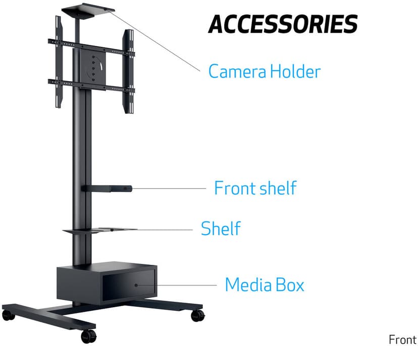 Multibrackets Public Display Stand 180 HD Single