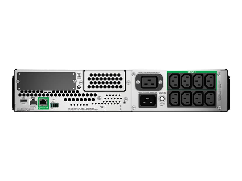 APC Smart-UPS 3000VA LCD RM 2U 230V Med Smartconnect