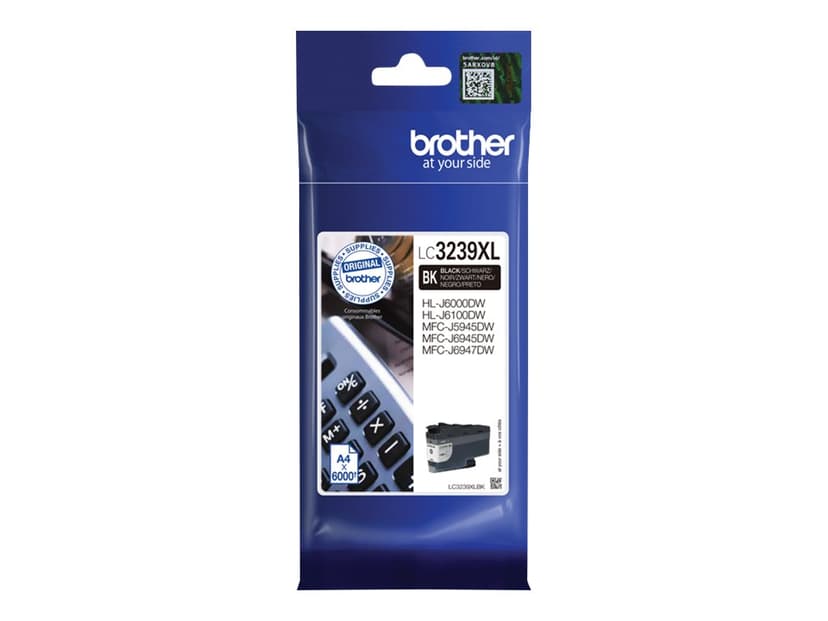 Brother Blekk Svart LC-3239XLBK 6K