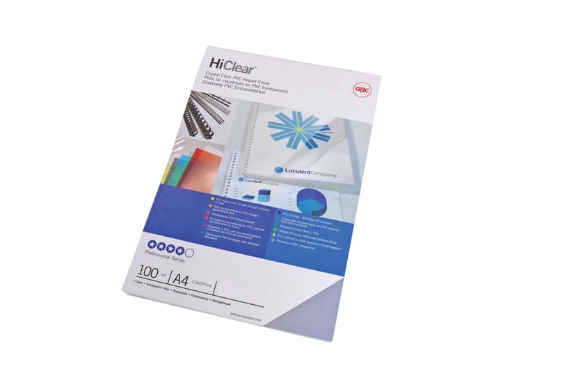 GBC Innbindingsomslag HiClear A4 300mic 100 stk
