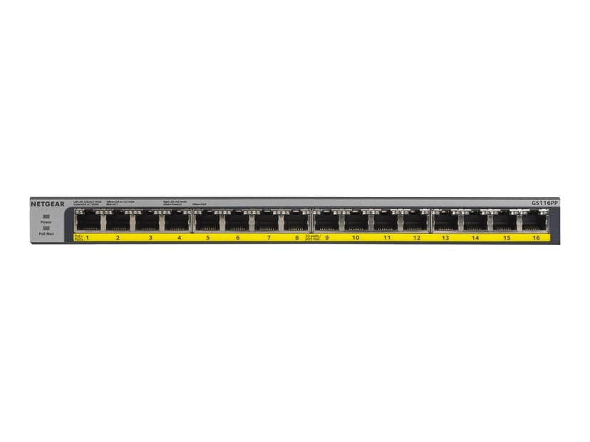 Netgear GS116LP 16-Port PoE 76W Switch