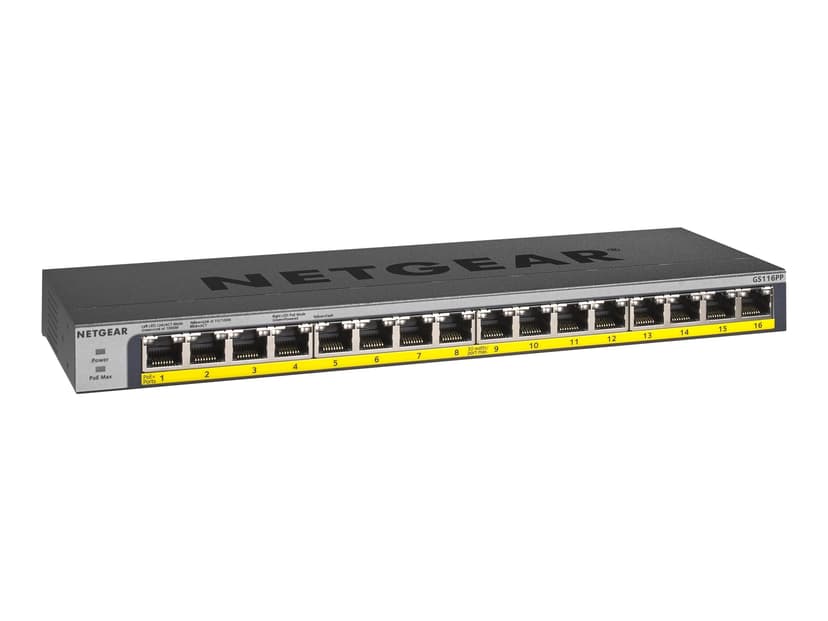 Netgear GS116LP 16-Port PoE 76W Switch