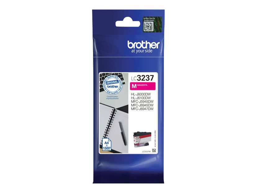 Brother Bläck Magenta LC-3237M 1.5K
