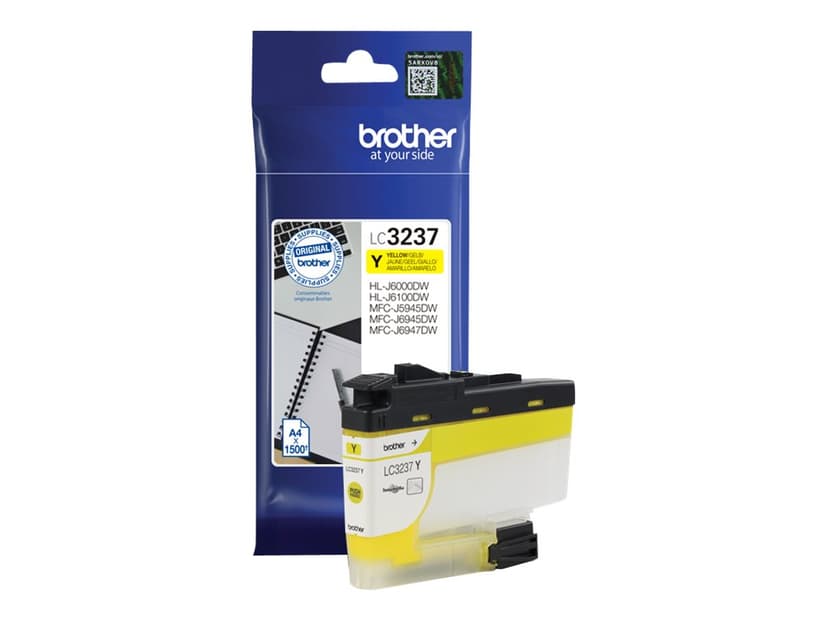 Brother Blekk Gul LC-3237Y 1.5K
