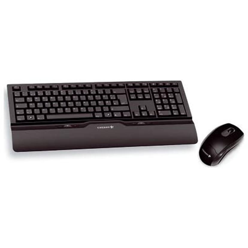 Cherry Trådlöst Tangentbord Och Mus Svart USB