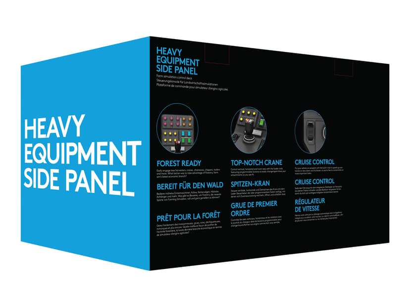 Logitech Heavy Equipment Side Panel Svart