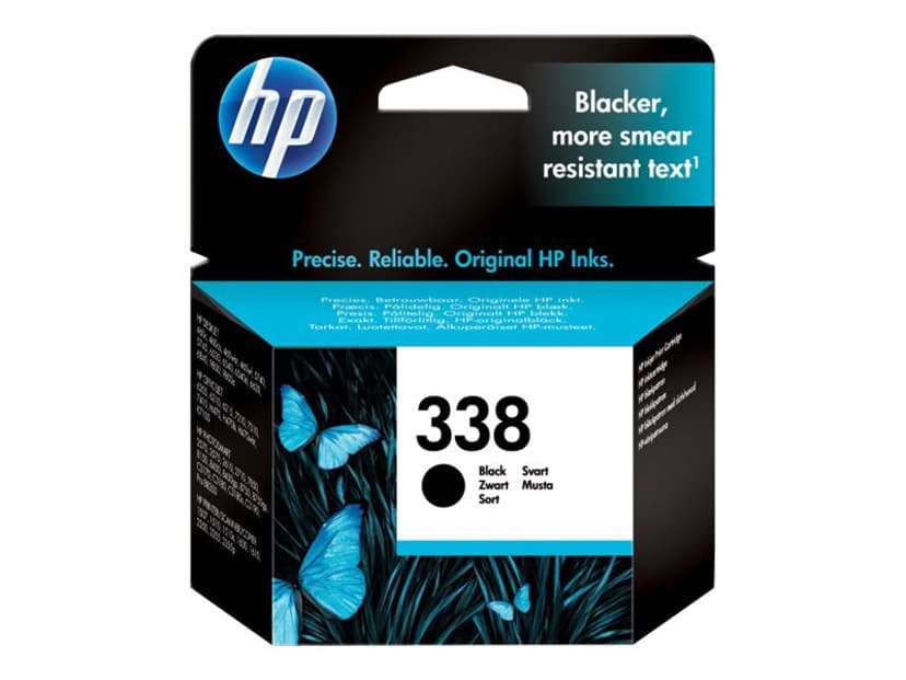 HP Blæk Sort No.338