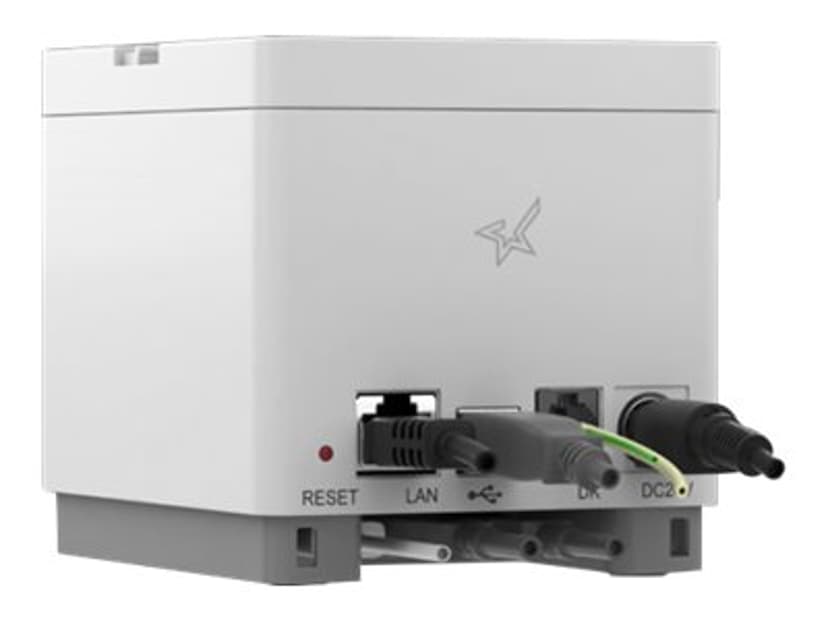 Star mC-Print2 USB/Bluetooth/IOS/Eth Saks Hvid Inkl. Strømadapter
