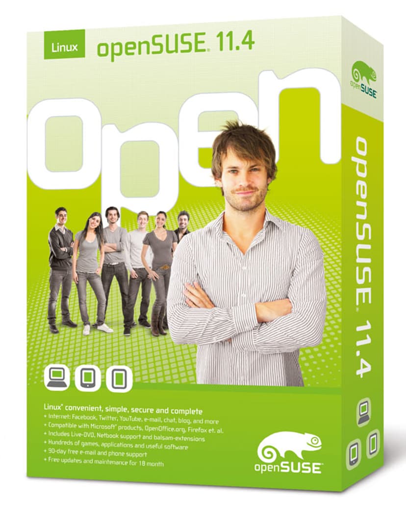 Novell Opensuse 11.4 32/64-bit Eng DVD