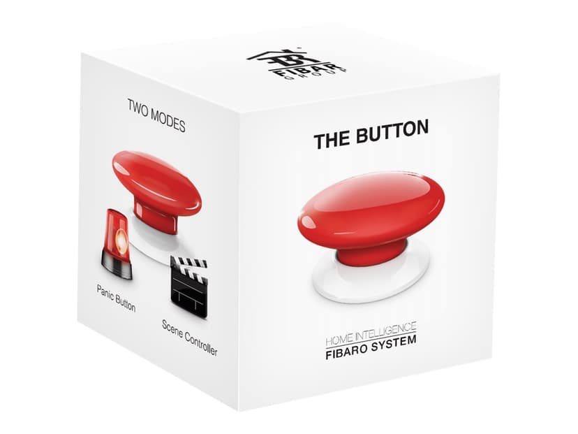 Fibaro FGBHPB-101-3 The Button Homekit Röd