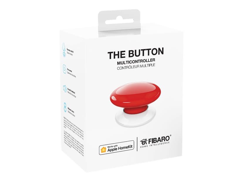 Fibaro FGBHPB-101-3 The Button Homekit Röd