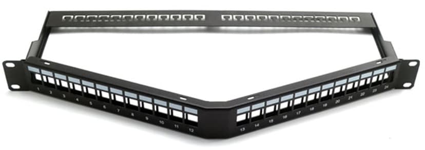 Direktronik Kytkentäpaneeli Musta 1U