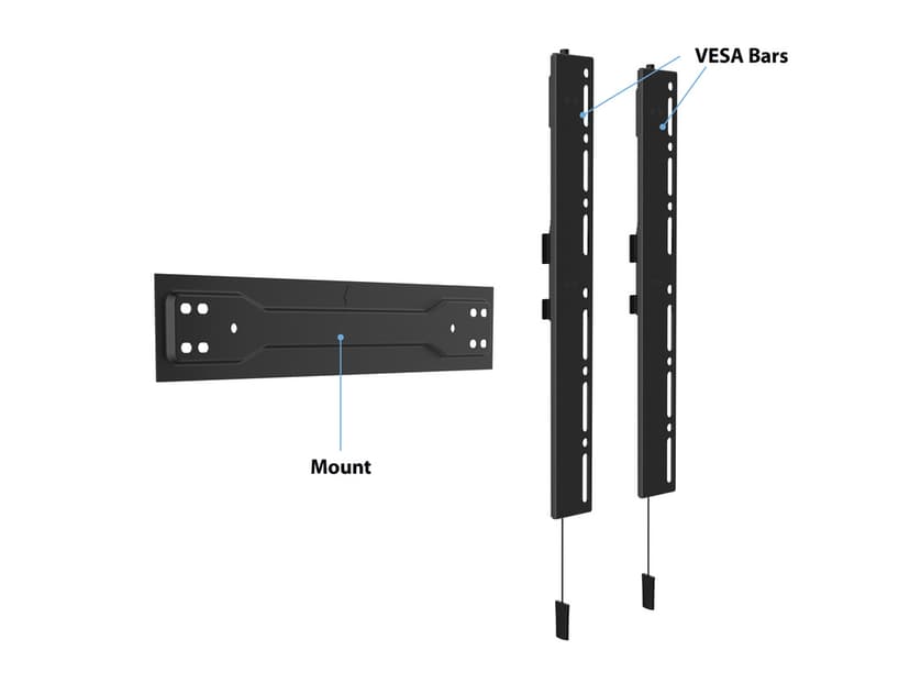 Multibrackets M VESA Wallmount Super Slim Fixed 400 MAX