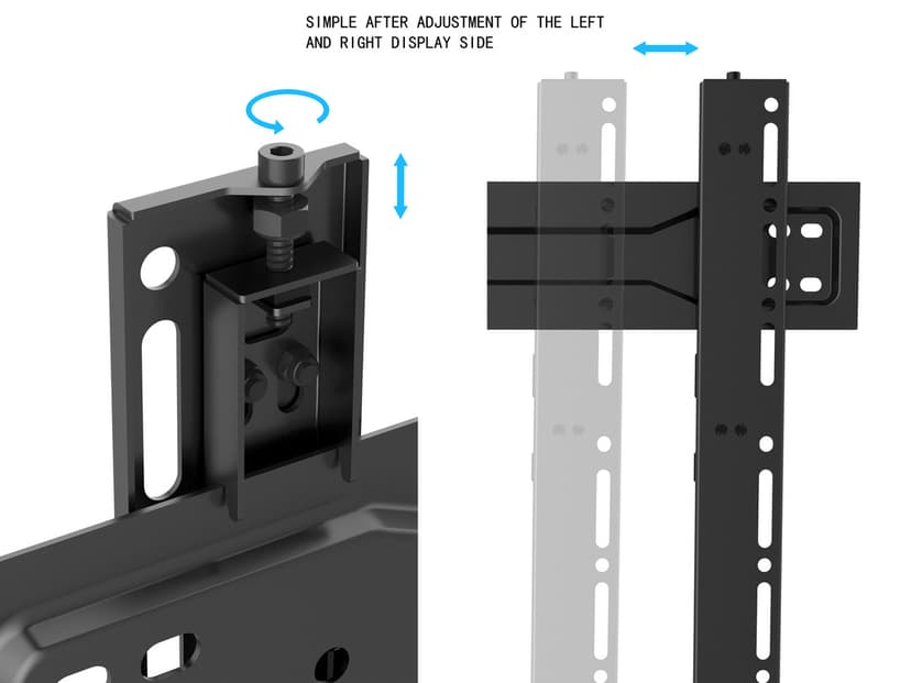 Multibrackets M VESA Wallmount Super Slim Fixed 400 MAX