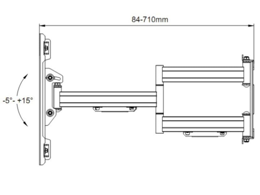 Multibrackets M Universal Flexarm Pro Super Duty