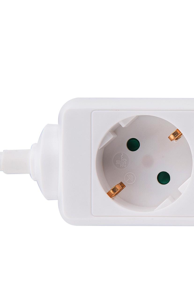 Prokord Power Socket 4Xsocket 1.5m White