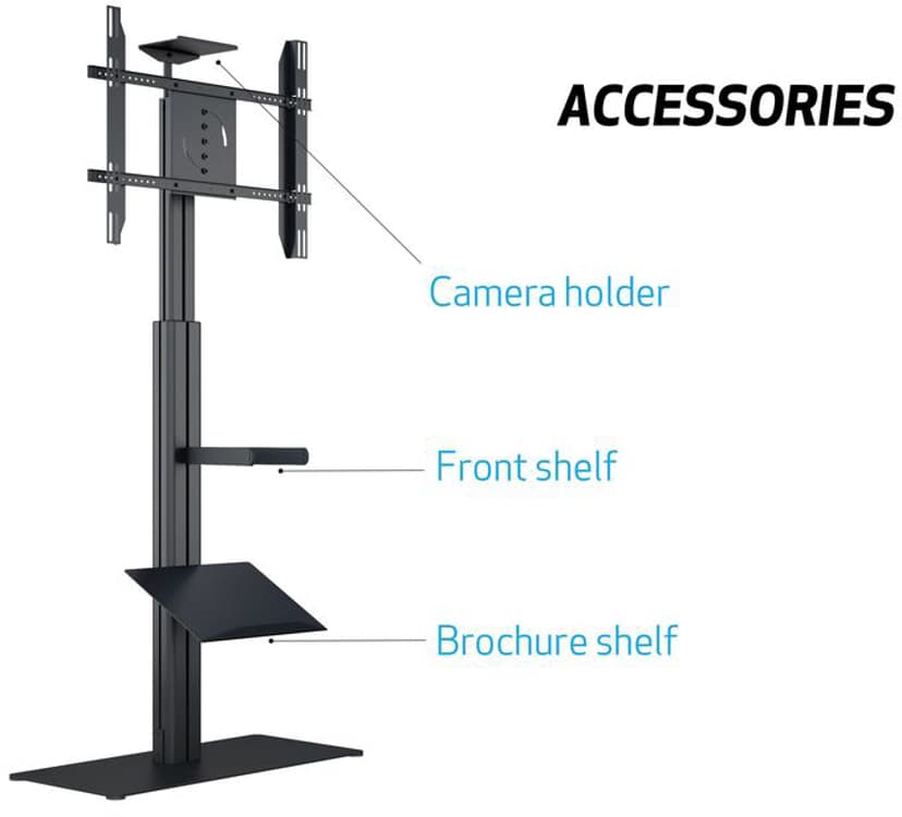 Multibrackets M Motorized Display Stand Floorbase