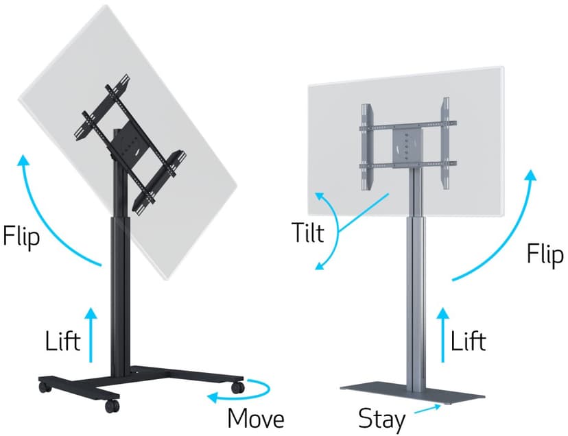 Multibrackets M Motorized Display Stand Floorbase