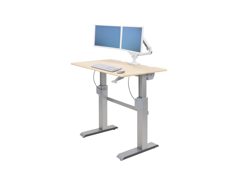 Ergotron Workfit-DL 48 Sit-Stand Desk Maple
