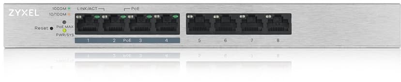 Zyxel GS1200-8HP v2 8-porttinen Smart PoE Kytkin