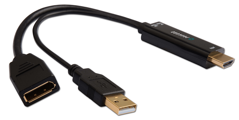 Prokord HDMI - DISPLAYPORT ADAPTER 4K HDMI DisplayPort Svart