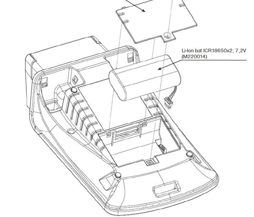 Elcom Batteri Li-Ion - Elcom E-50Te