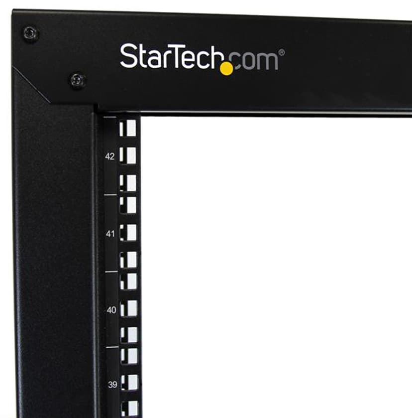 Startech 2-Post Rack for Server Equipment with Casters