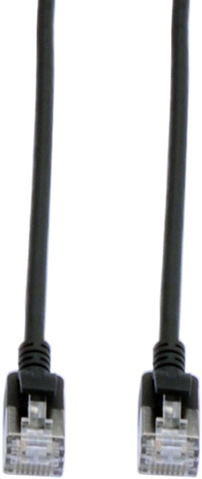 Prokord Tp-cable U/ftp Cat.6a Slim Lszh Rj45 2.5M Black RJ-45 Cat 6A 2.5m Zwart