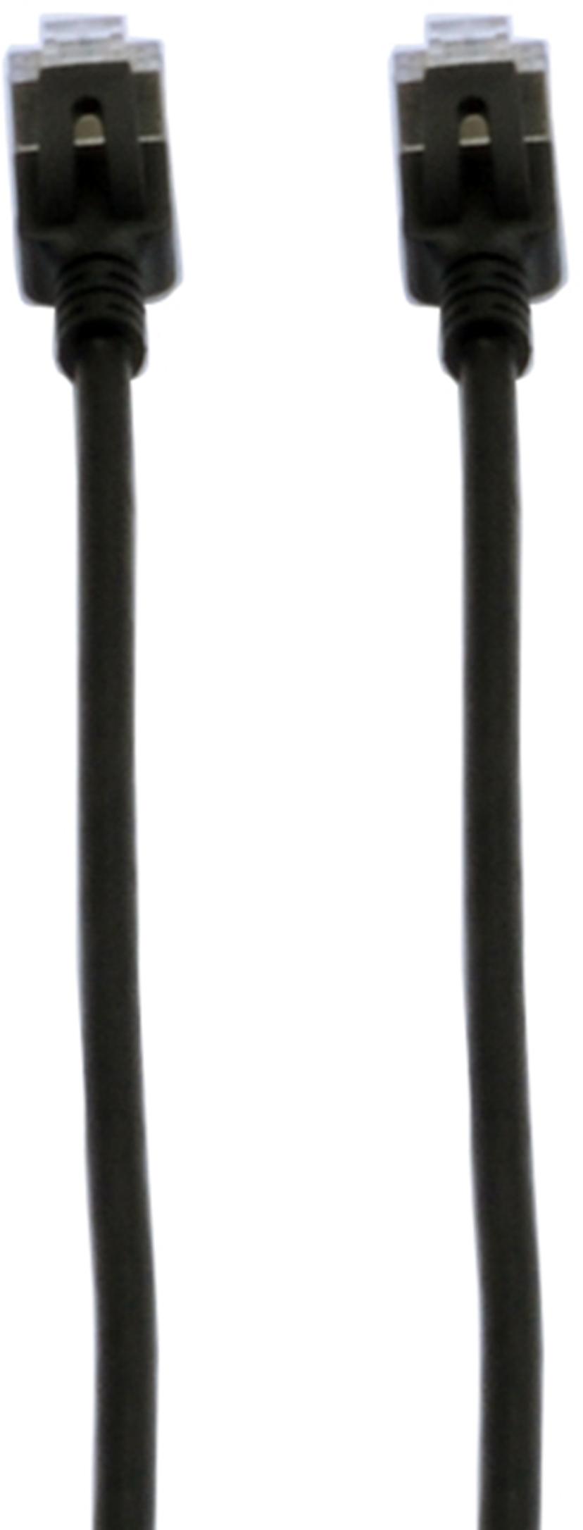 Prokord Tp-cable U/ftp Cat.6a Slim Lszh Rj45 2.5M Black RJ-45 Cat 6A 2.5m Zwart