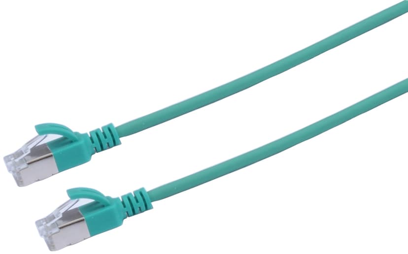 Prokord TP-Cable U/FTP CAT.6A Slim Lszh RJ45 5.0m Green RJ-45 Cat 6A 5m Groen