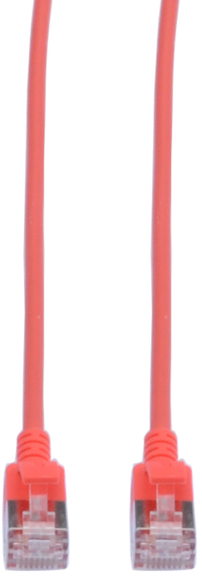 Prokord TP-Cable U/FTP CAT.6A Slim Lszh RJ45 5.0m Red RJ-45 Cat 6A 5m Rood