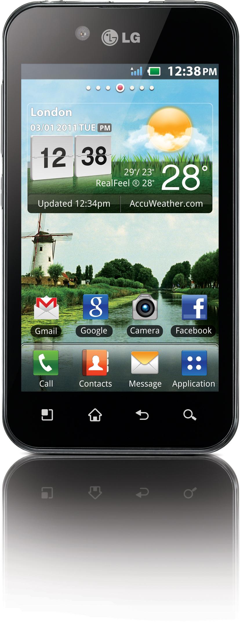 LG P970 Optimus Black - Titan Black #Demo