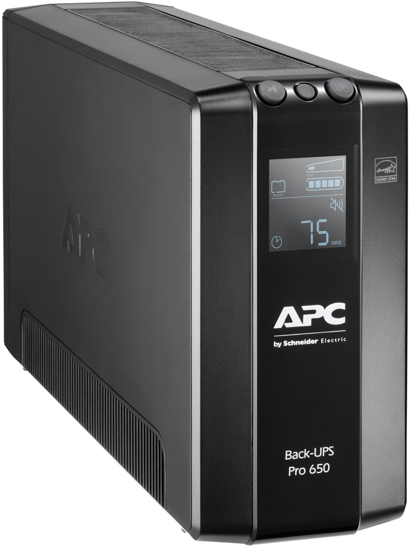 APC BR650MI strömskydd (UPS) Linjeinteraktiv 0,65 kVA 390 W 6 AC-utgångar