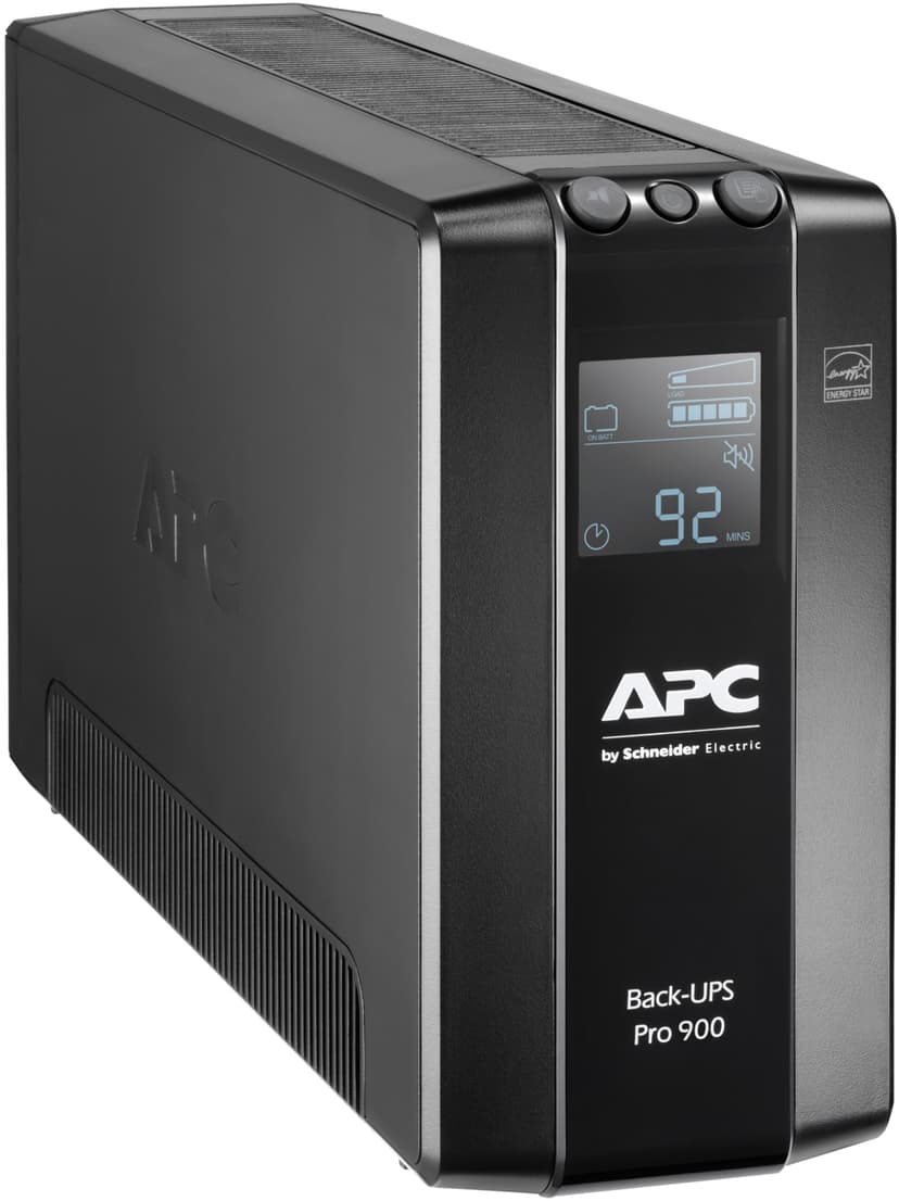 APC Back-UPS PRO BR900MI - Noodstroomvoeding, 6x C13 uitgang, USB, 900VA