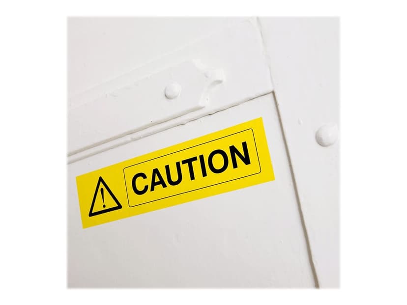 Brother Tape Plast 62mm x 15.24m Musta/Keltainen